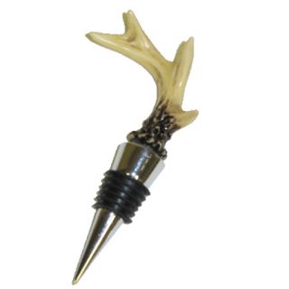 Western Decor Poly Resin Cast Faux Antler Wine Stopper