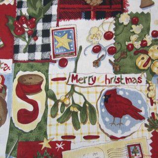  Christmas Santa Craft Quilt Fabric Nicole de Leon Alexander Henry 1 yd