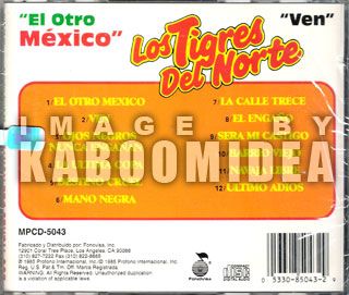 Los Tigres Del Norte El Otro Mexico Ven CD New Fonovisa MPCD 5043 Tex