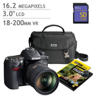 Nikon D7000 DSLR Camera with 18 200mm Lens Bundle Entregamos No Brasil