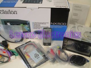 Clarion NX500 Double 2 DIN GPS Navigation DVD Reciever