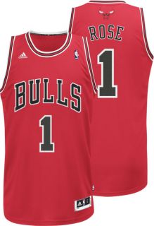 Derrick Rose Jersey Adidas Revolution 30 Red Swingman 1 Chicago Bulls