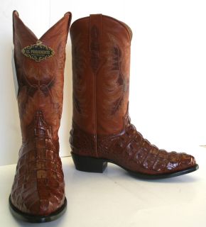 Crocodile Alligator Back Cut Design Man Western Cowboy Boots J Toe