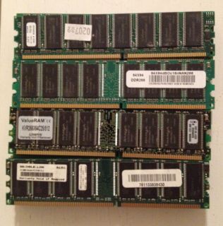 23 512MB PC2100 NON ECC desktop computer memory ram unbuffered upgrade