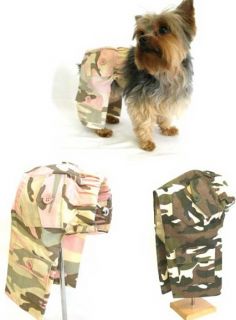  Adjustable Pink Pants Designer Dog Clothes Jean Waist 19 to 25