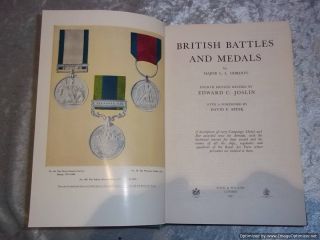 British Battles and Medals by Major L L Gordon 440pp