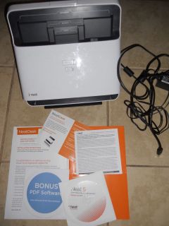Neat Desk Scanner ND 1000 Software Included Calibration Paper Missing