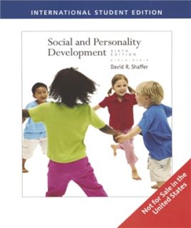 Social and Personality Development 6th International Ed