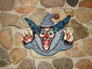 3D Horror Clown Halloween Haunted Decoration Plaque