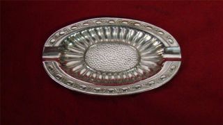 Made in Occupied Japan Decorative Silver Toned Ashtray