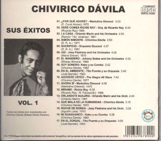 rare salsa cd CHIVIRICO DAVILA Orq Guarare Kako Markolino Richie Ray O