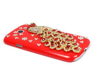 High Quality Luxury Peacock Diamond Case Cover for Samsung i9300