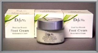 Deja Vu Dead Sea Cosmetics Revitalizing Foot Cream