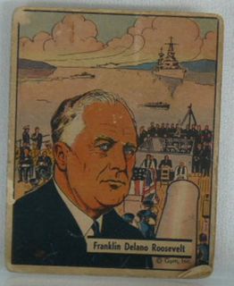 Franklin Delano Roosevelt War Gum 1941