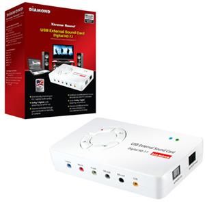 Diamond Multimedia USB External 7 1 Sound Box XS71U UPC Code