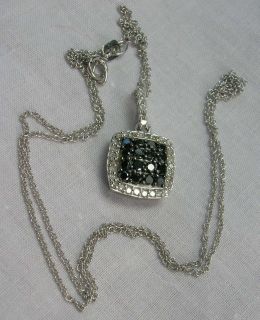  14K Gold Diamond Pendant Chain Necklace 100% AUTHENTIC Estate Jewelry