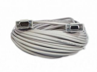 YourCableStore New 100 Foot DB9 9 Pin Serial Extension Cable