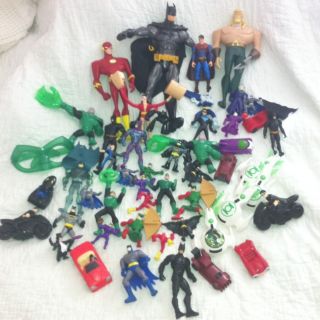 DC COMICS ACTION FIGURES BATMAN ROBIN Super Man Joker 40 figures