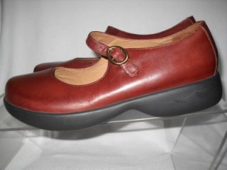 Dansko Dianne Brown Leather Mary Jane Shoes 39 US 9