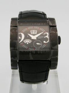 de GRISOGONO Model Novantatre N04 Blackened Stainless Steel Watch ID