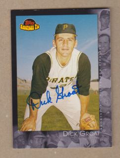 Dick Groat Signed 2001 Topps American Pie Card 24 Pittsburgh Pirates