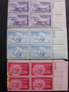  Universal Postal Union Set PB4 C42 C44