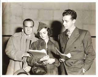 DICK POWELL, RUBY KEELER & AL JOLSON   CANDID Orig.1935