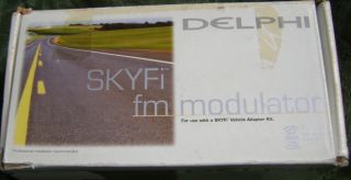 DELPHI SA10003 FM MODULATOR  UNIVERSAL  SKYFI FOR SIRIUS XM SATELLITE