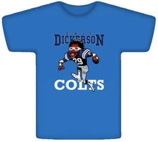 Eric Dickerson Retro Football Caricature T Shirt