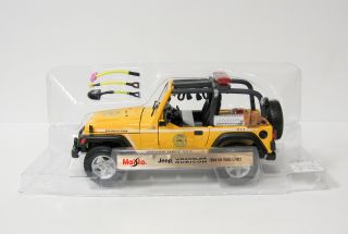  Rubicon Brush Fire Unit Diecast Model Car Maisto 1 18 Yellow