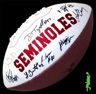 2012 Florida State Seminoles FSU Team Signed Football Ball Manuel