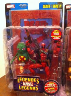 Marvel Legends Deadpool W/ Doop Red Foil 2012 MOC Super Rare