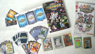 Digimon Digital Monsters Cards x 205 Game Guide Book