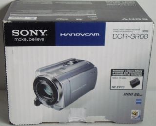  SR68 Digital Video Camera Camcorder Blue 80GB Hard Drive 60X 