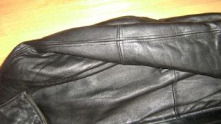 Debell by Alamo Uomo Black Leather Jacket Size Large Unisex
