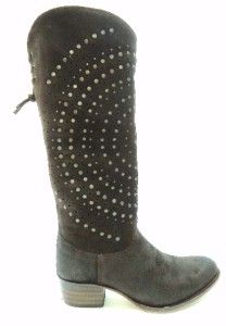 Frye Womens Deborah Back Lace Dark Brown Boot Size 7 5 M