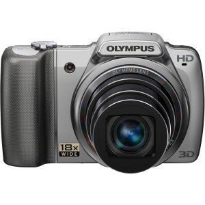 Olympus SZ 10 14MP Digital Camera with 18x Optical Zoom Silver 228725
