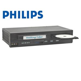 Philips Dual Deck Digital HDTV Video CD DVD VCR Combo  JPEG WMA