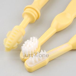 Cute Baby Toddler Teeth Dental Care Training Toothbrush 3 Steps Set 6