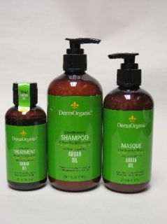 DermOrganic Conditioning Shampoo Masque Treatment Set