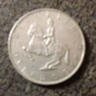 1972 Republik Schilling Osterreich 5 Coin