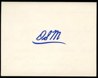 Dinah Shore Group of 2 Vintage Signed Handwritten Notes Watson Webb