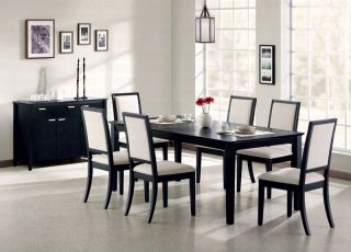 Black Rectangular Dining Table Free s H