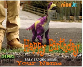 Dino Dan Brachiosaurus Edible Photo Cake Topper $3SHIP