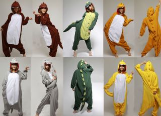 Japan Dinosaur Cosplay Costume KIGURUMI Pajamas adult fancy dress