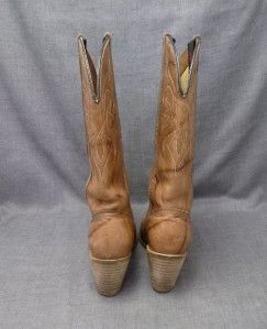 Dingo Womens 6M Cowboy Western Boots 7316 Sandalwood Light Brown Tan w