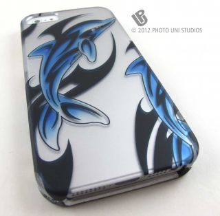 Streaking Dolphins Hard Snap on Case Cover Apple iPhone 5 6th Gen