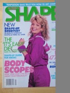 Joe Weider SHAPE female fitness muscle magazine/DEIDRE HALL 7 87