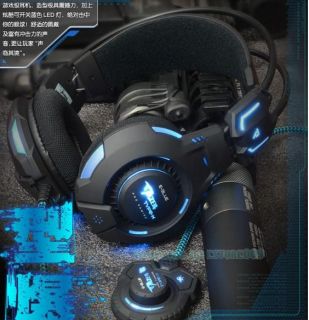 Perfect Cool LED Gaming Headset Earpiece Live Orignial Position Voice