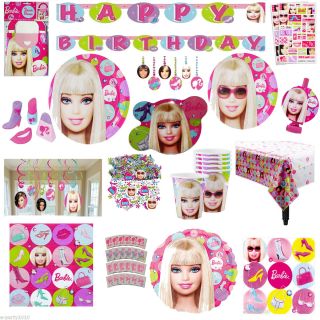 Barbie All DollD Up Birthday Party Supplies Create Your Own Set You